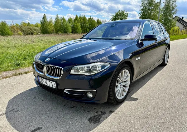 łódzkie BMW Seria 5 cena 76999 przebieg: 278888, rok produkcji 2016 z Zgierz